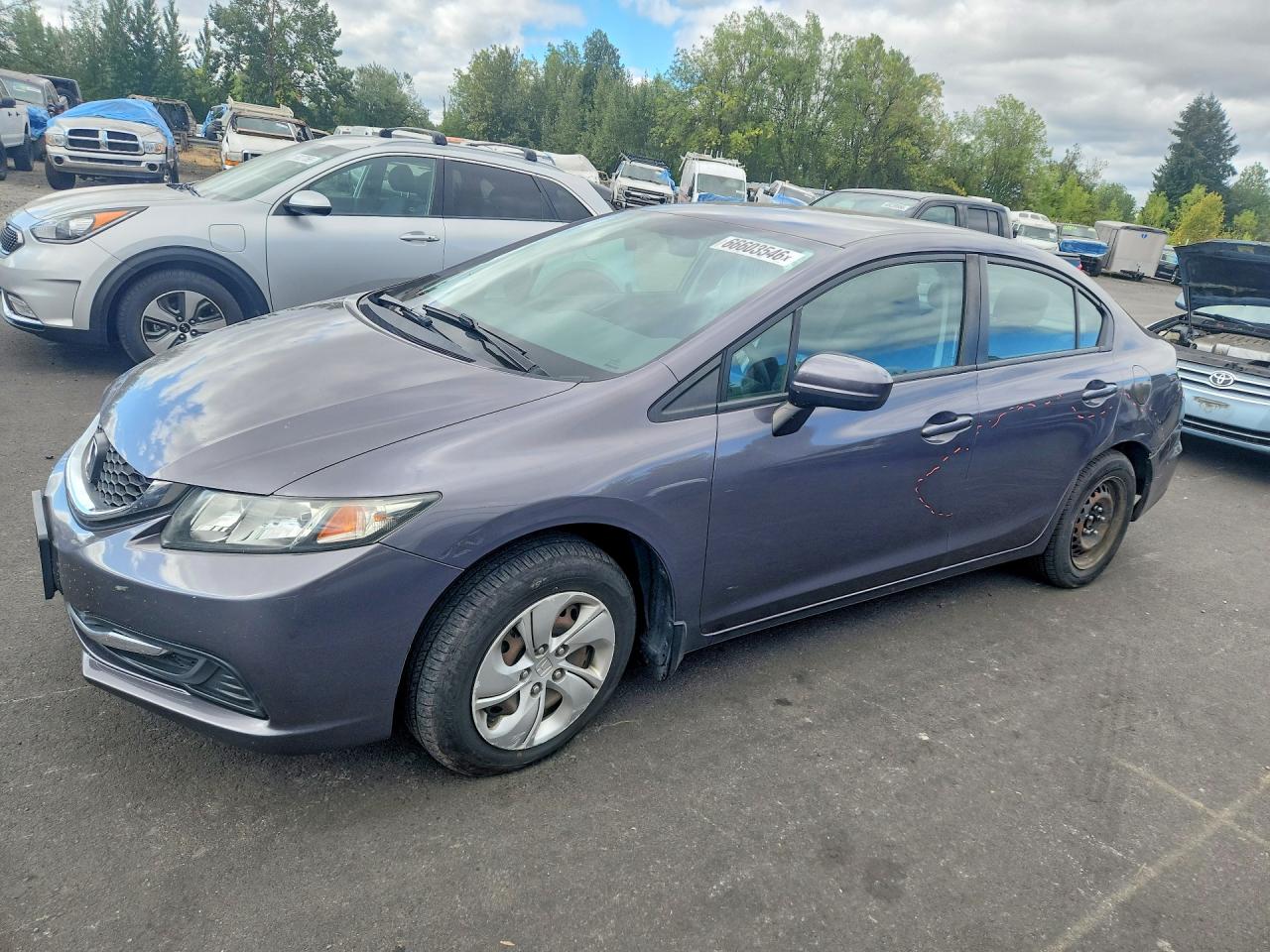 2014 HONDA CIVIC LX | 19XFB2F55EE269659 | UPCARS