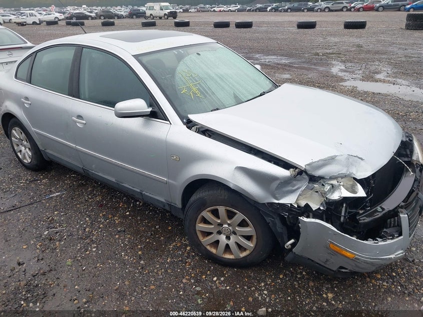 2003 VOLKSWAGEN PASSAT GLS | WVWPD63B63P433076 | UPCARS