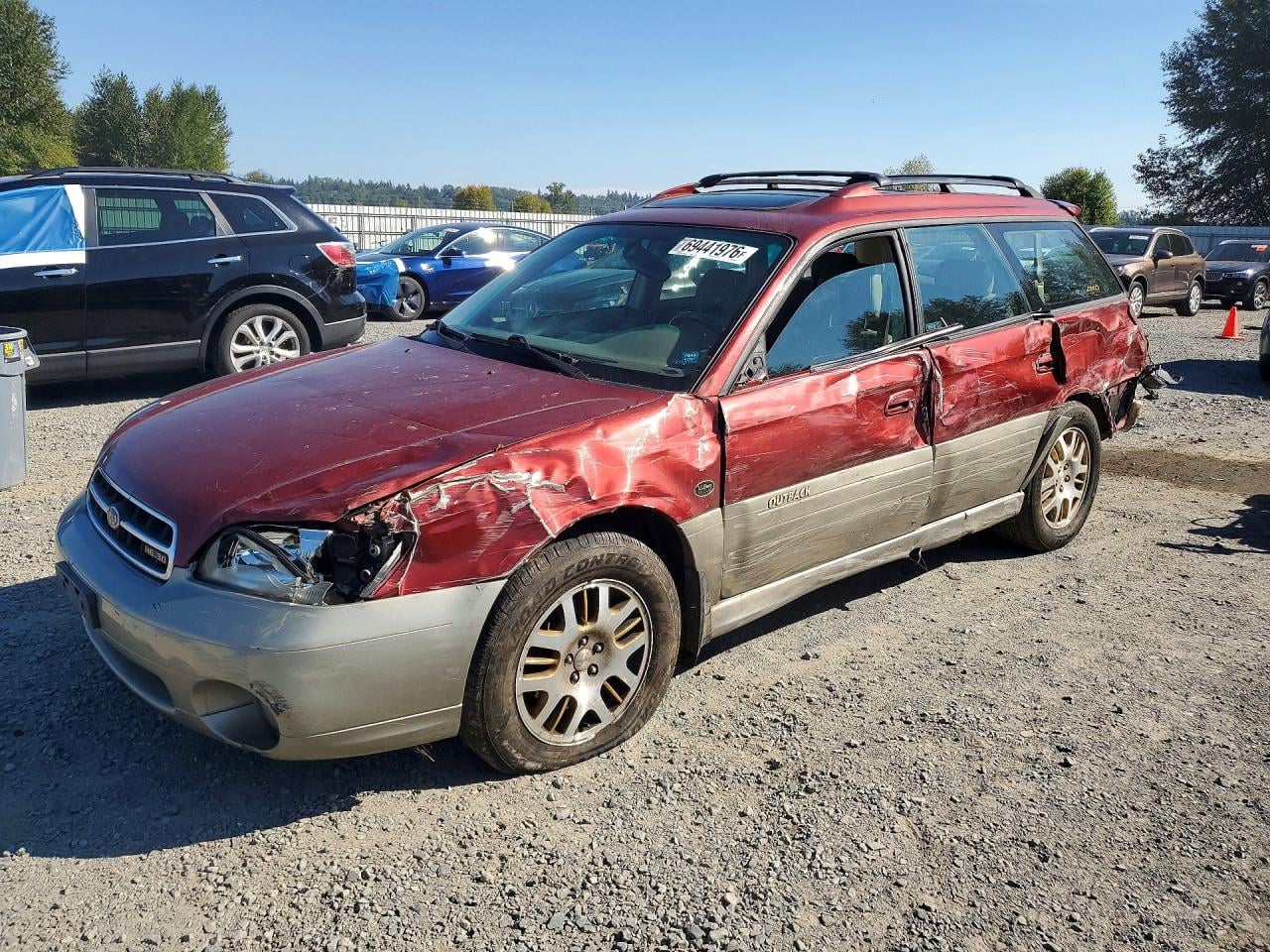 2002 SUBARU LEGACY OUTBACK H6 3.0 LL BEAN | 4S3BH806X27664532 | UPCARS