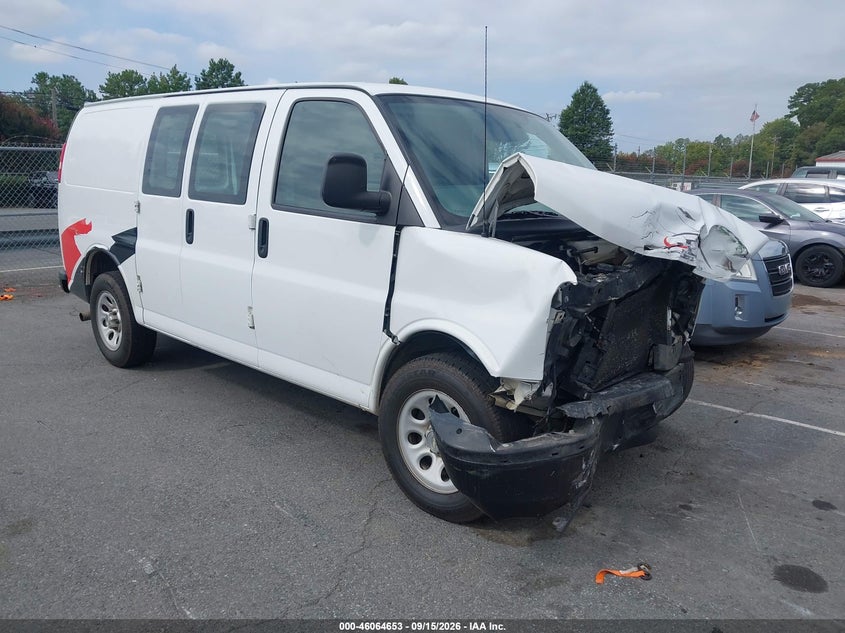 2013 CHEVROLET EXPRESS 1500 WORK VAN | 1GCSGAF45D1155759 | UPCARS