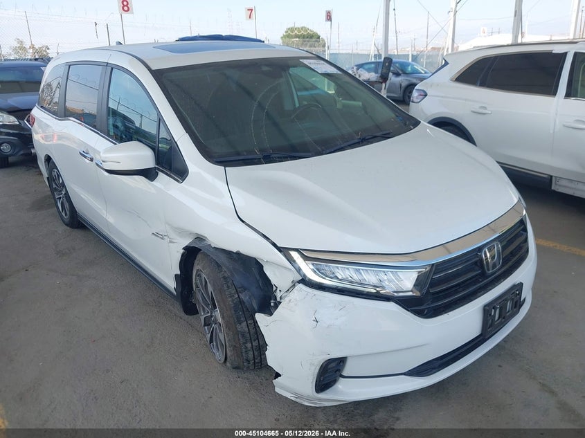 2021 HONDA ODYSSEY EX-L | 5FNRL6H78MB003254 | UPCARS