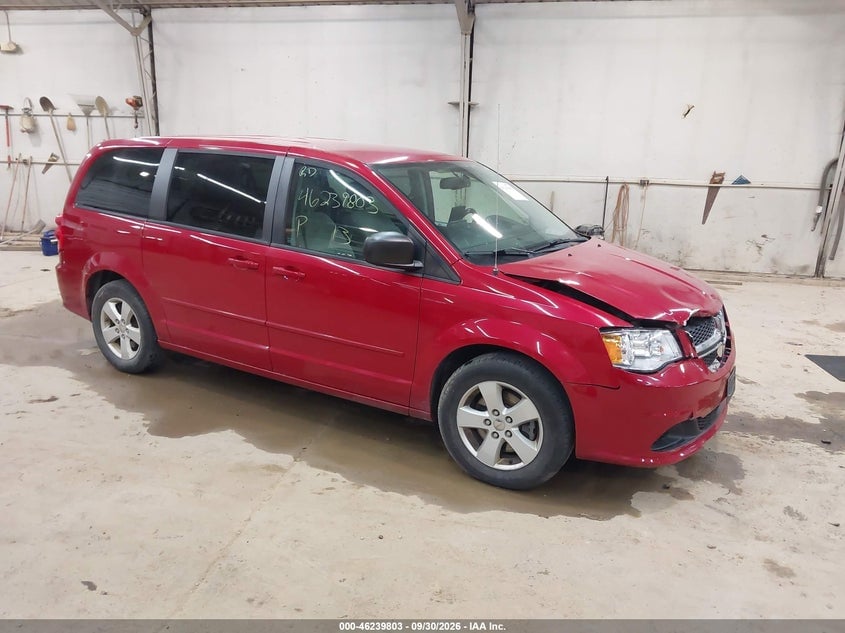 2013 DODGE GRAND CARAVAN SE | 2C4RDGBGXDR612698 | UPCARS