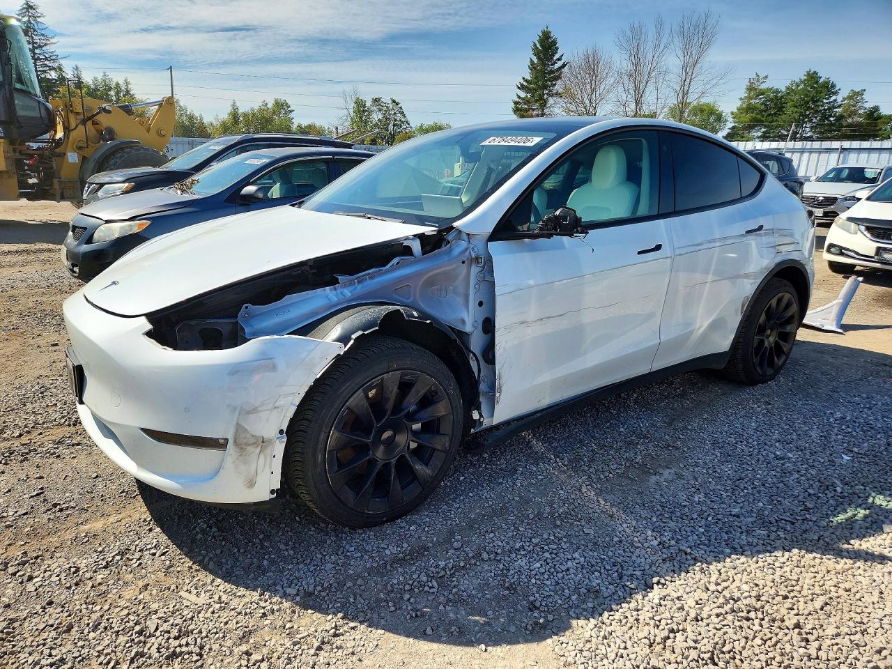 2022 TESLA MODEL Y | 7SAYGDEE0NF418323 | UPCARS