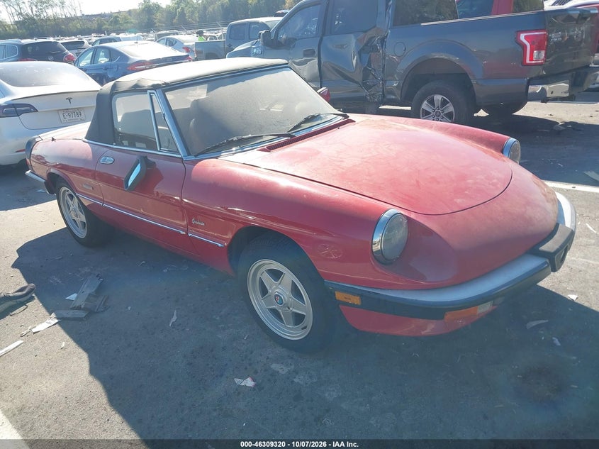 1988 ALFA ROMEO SPIDER GRADUATE | ZARBA5645J1062735 | UPCARS