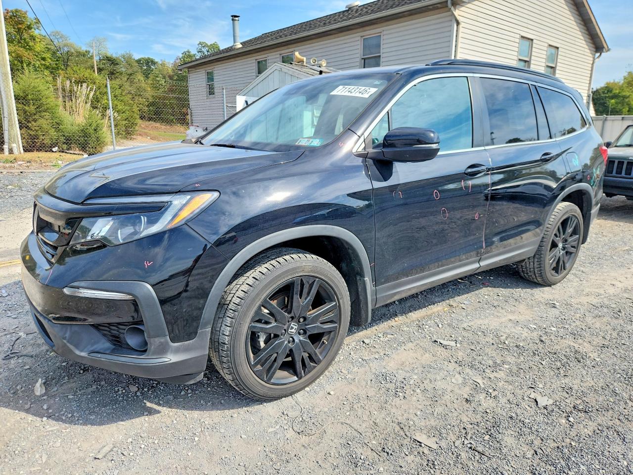 2021 HONDA PILOT SE | 5FNYF6H24MB082624 | UPCARS