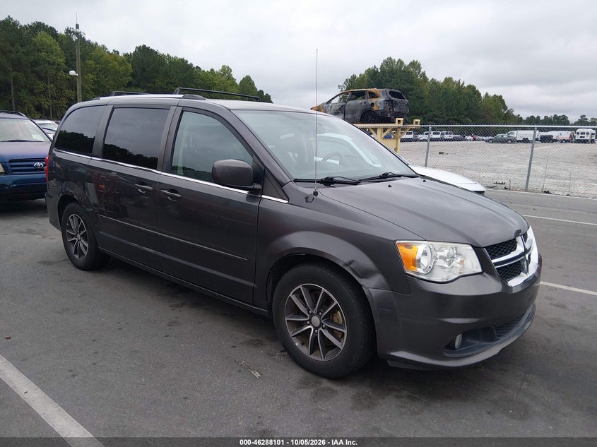 2017 DODGE GRAND CARAVAN SXT | 2C4RDGCG0HR617140 | UPCARS
