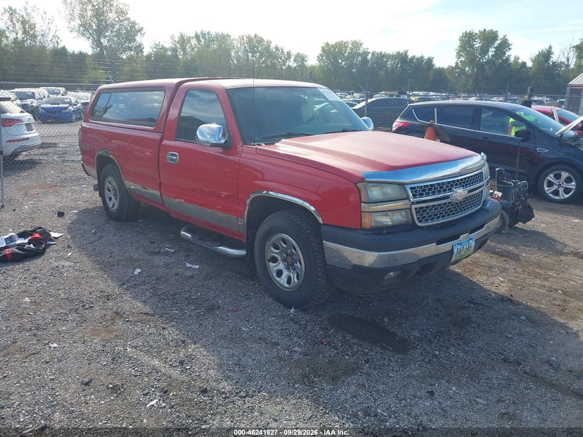 2006 CHEVROLET SILVERADO 1500 LS | 3GCEK14Z46G236976 | UPCARS