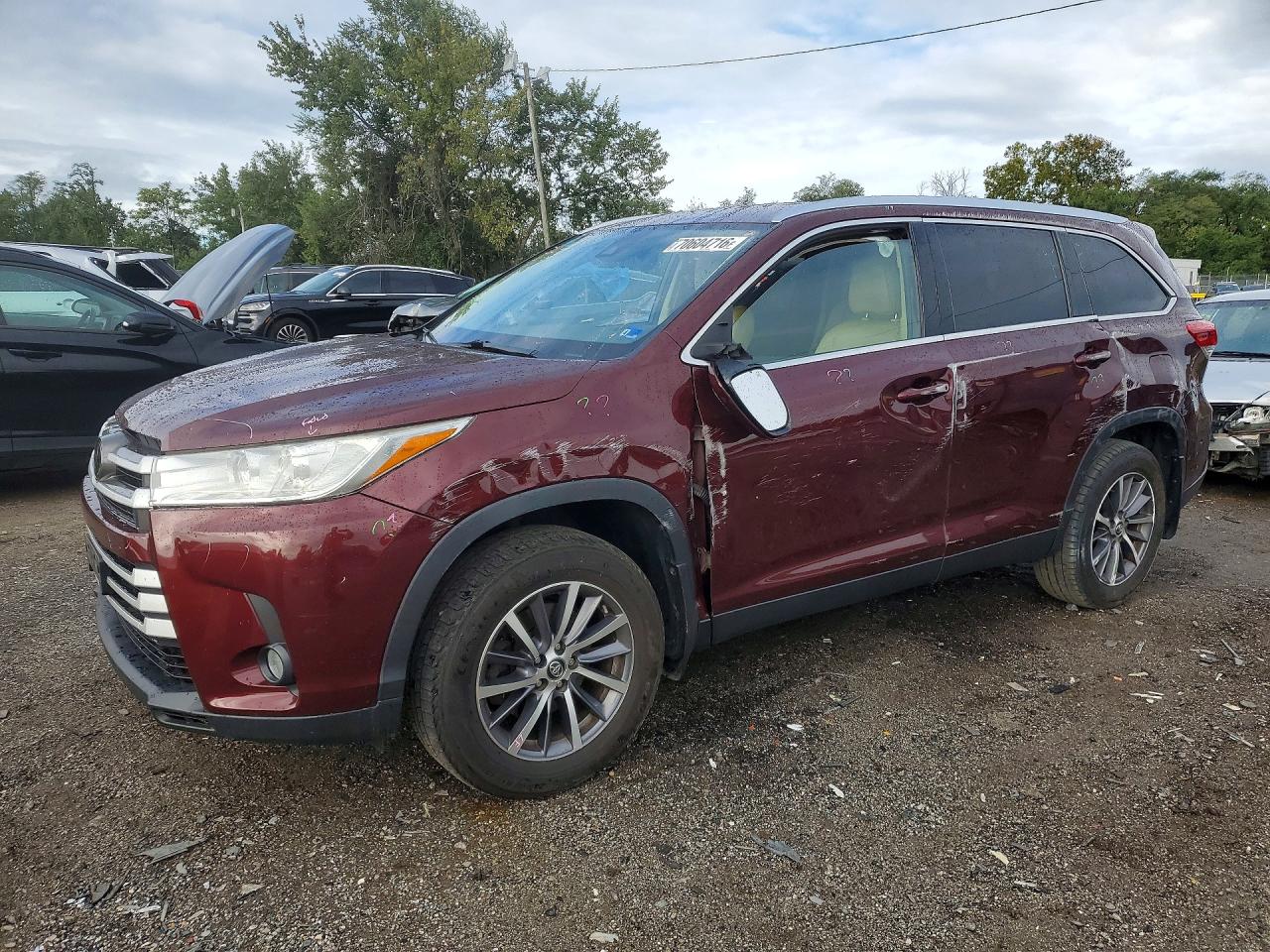 2019 TOYOTA HIGHLANDER XLE | 5TDJZRFH3KS945794 | UPCARS