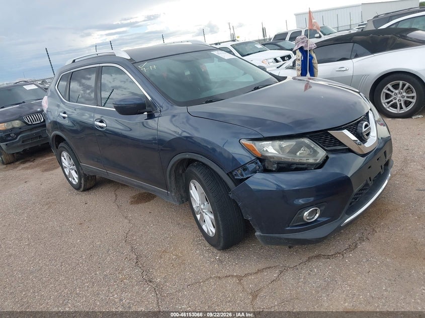 2016 NISSAN ROGUE SV | KNMAT2MT0GP679121 | UPCARS