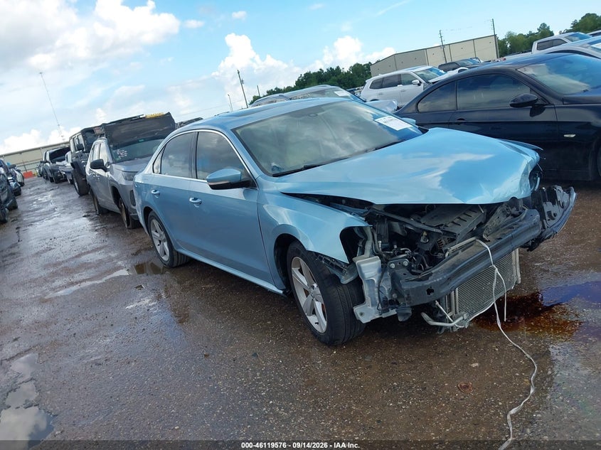 2013 VOLKSWAGEN PASSAT 2.5L SE | 1VWBH7A31DC020911 | UPCARS
