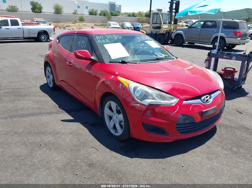 2013 HYUNDAI VELOSTER BASE W/BLACK | KMHTC6AD4DU115624 | UPCARS