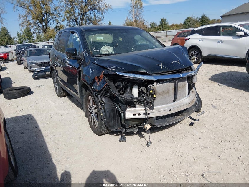 2016 HONDA PILOT EX-L | 5FNYF6H51GB049076 | UPCARS