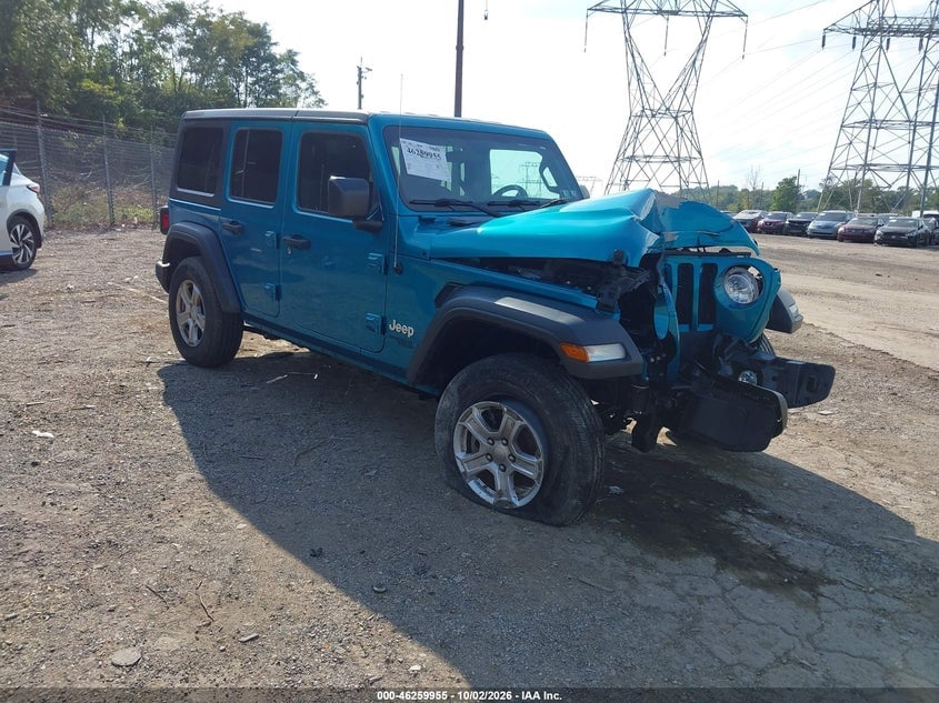 2020 JEEP WRANGLER UNLIMITED SPORT S 4X4 | 1C4HJXDN0LW138850 | UPCARS