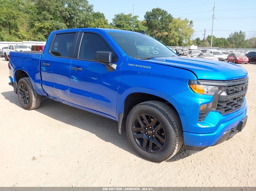 2025 CHEVROLET SILVERADO 1500 2WD  SHORT BED CUSTOM | 1GCPABEK5SZ339319 | UPCARS