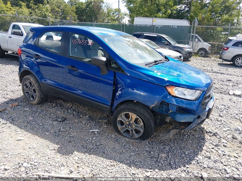 2019 FORD ECOSPORT S | MAJ6S3FL6KC280876 | UPCARS