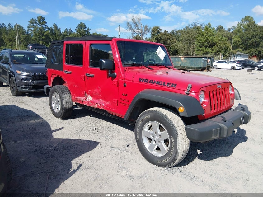 2014 JEEP WRANGLER UNLIMITED SPORT | 1C4BJWDG1EL298645 | UPCARS