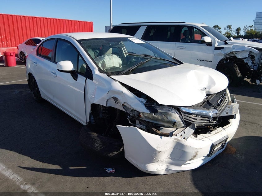 2012 HONDA CIVIC LX | 19XFB2F58CE376380 | UPCARS