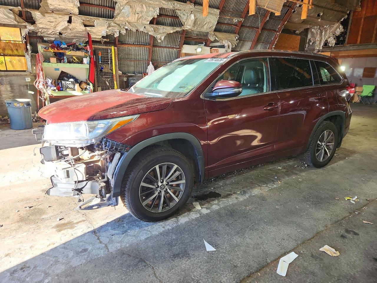 2018 TOYOTA HIGHLANDER XLE | 5TDJZRFH8JS912580 | UPCARS