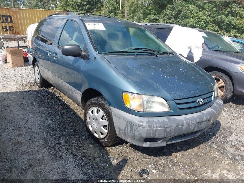2002 TOYOTA SIENNA LE | 4T3ZF13C52U495828 | UPCARS