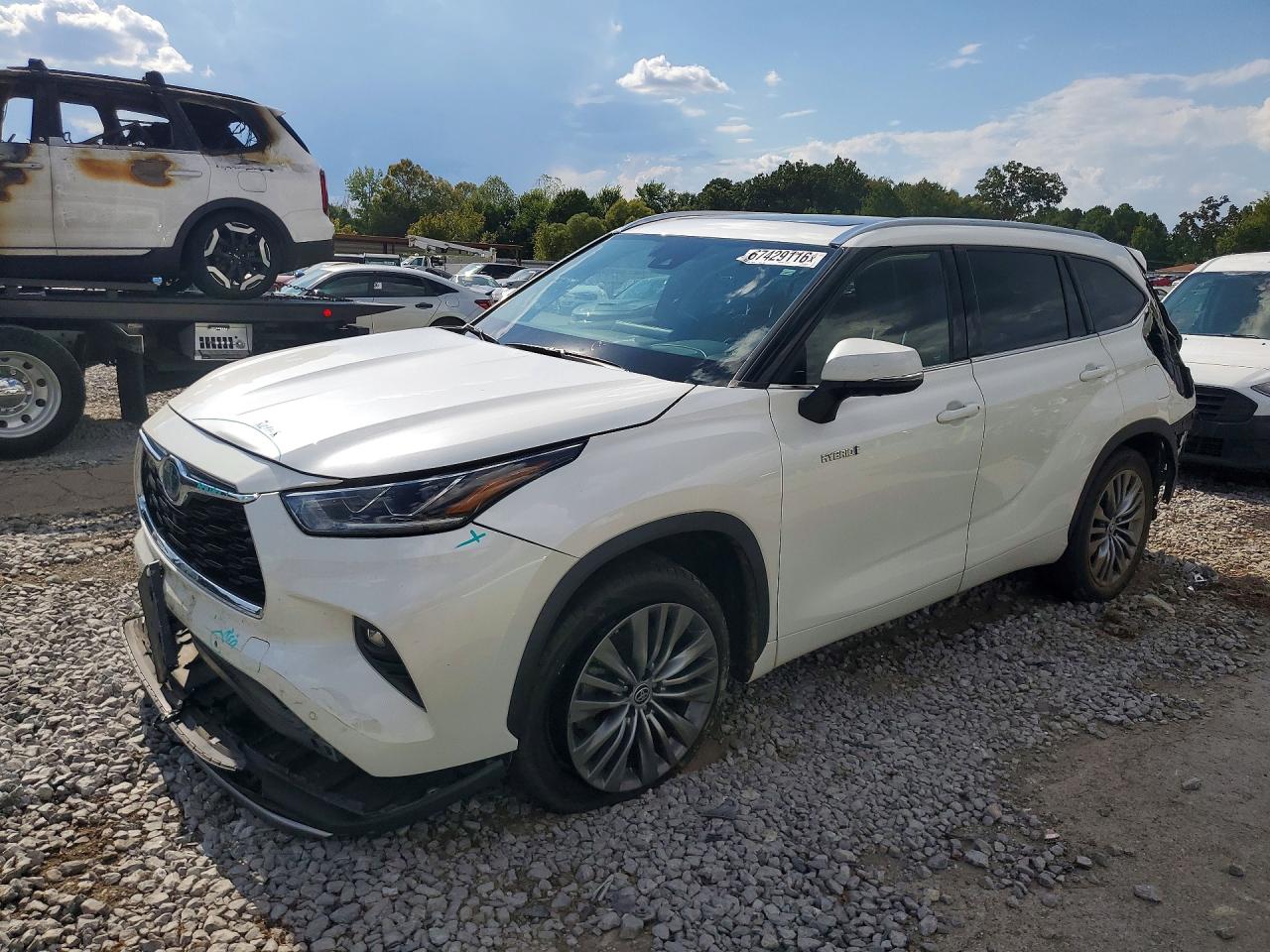2021 TOYOTA HIGHLANDER HYBRID PLATINUM | 5TDFARAH8MS008754 | UPCARS