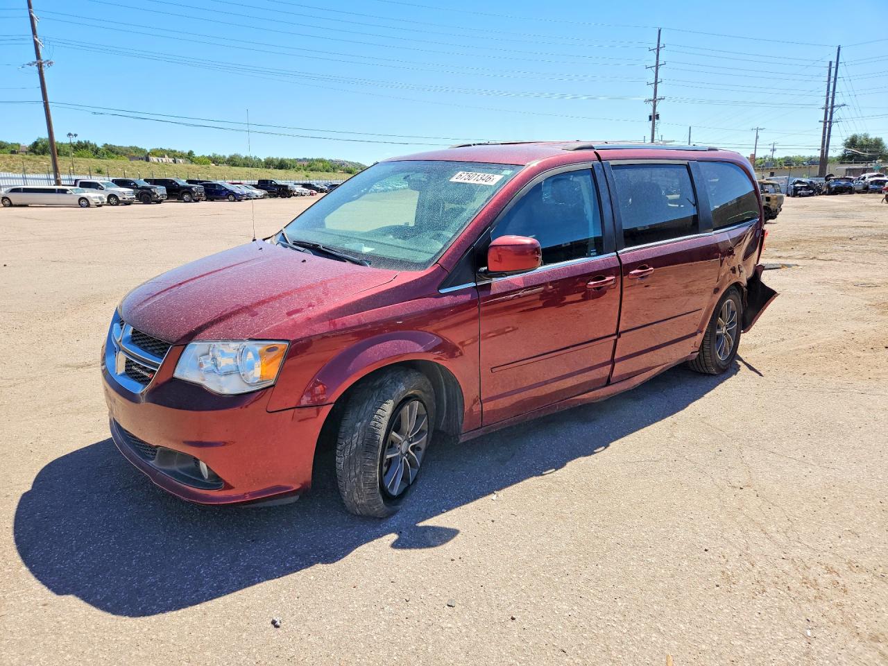 2017 DODGE CARAVAN SXT | 2C4RDGCG7HR780769 | UPCARS