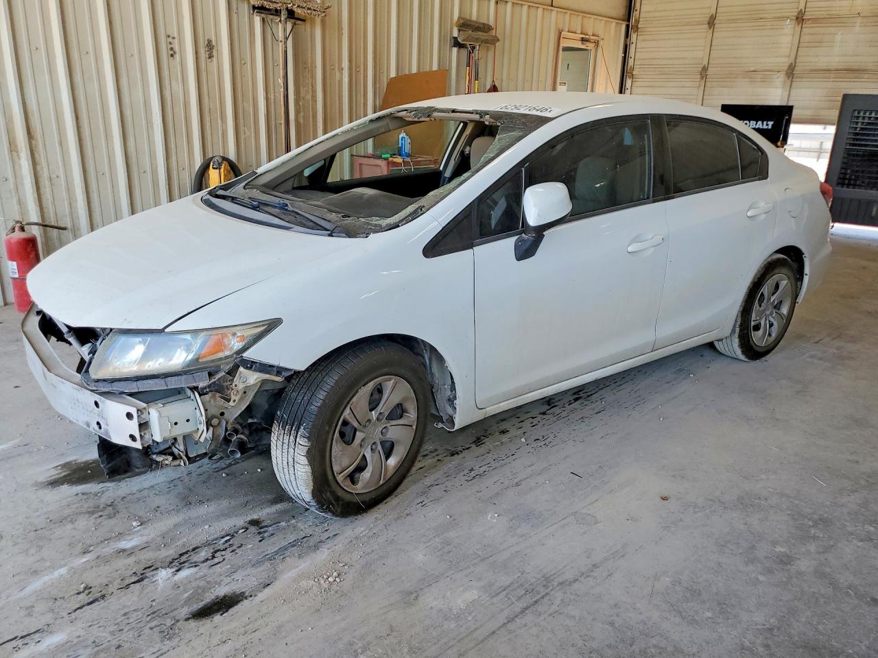 2013 HONDA CIVIC LX | 2HGFB2F57DH559227 | UPCARS