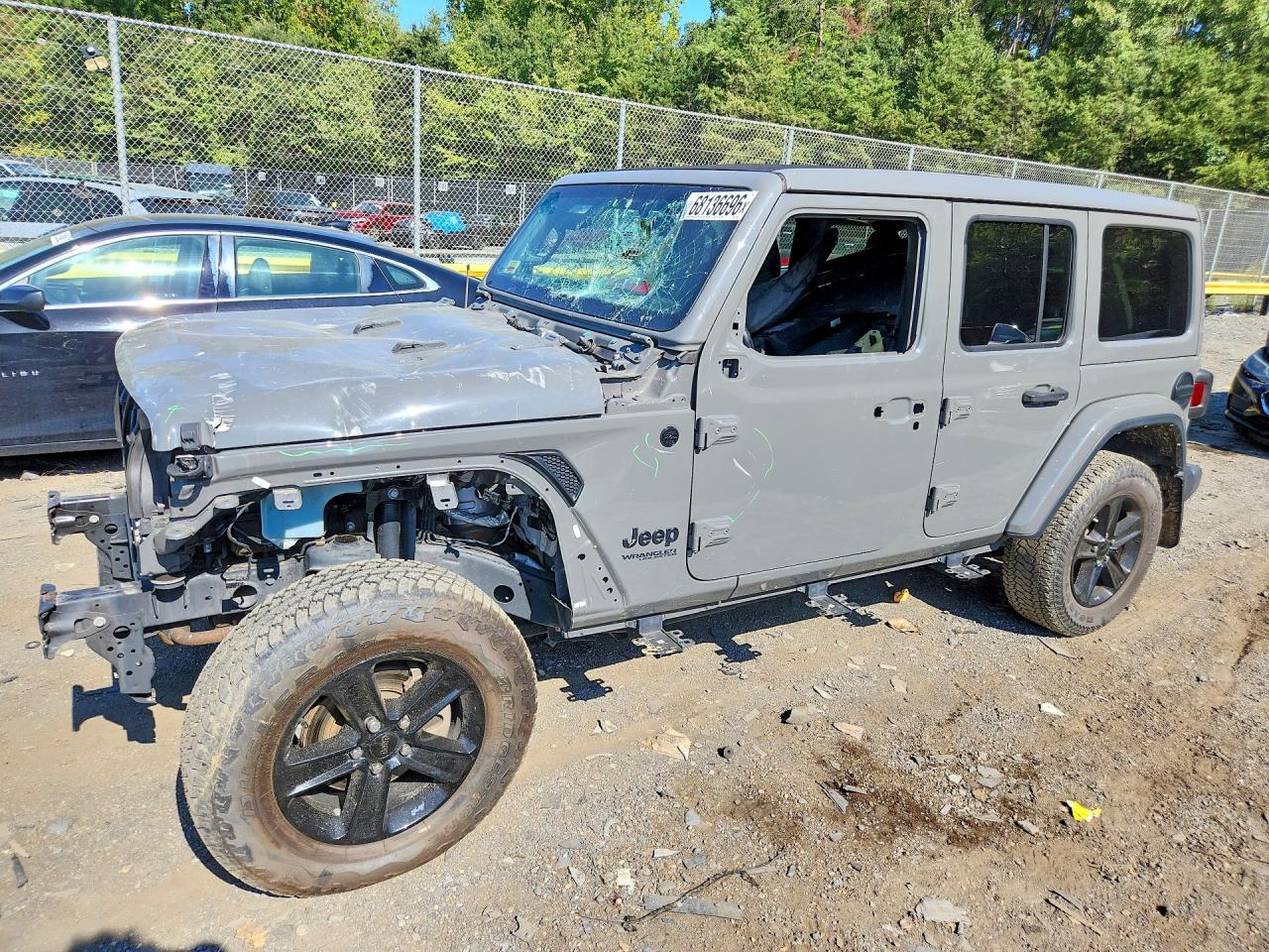 2021 JEEP WRANGLER SAHARA | 1C4HJXEN8MW731565 | UPCARS