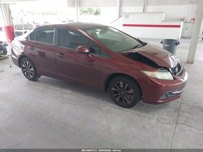 2013 HONDA CIVIC EX | 19XFB2F86DE220561 | UPCARS