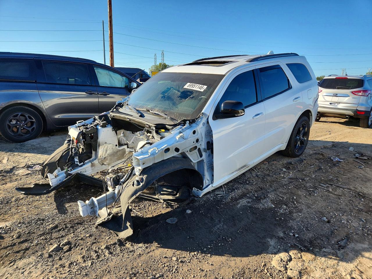 2020 DODGE DURANGO GT | 1C4RDJDG6LC395653 | UPCARS