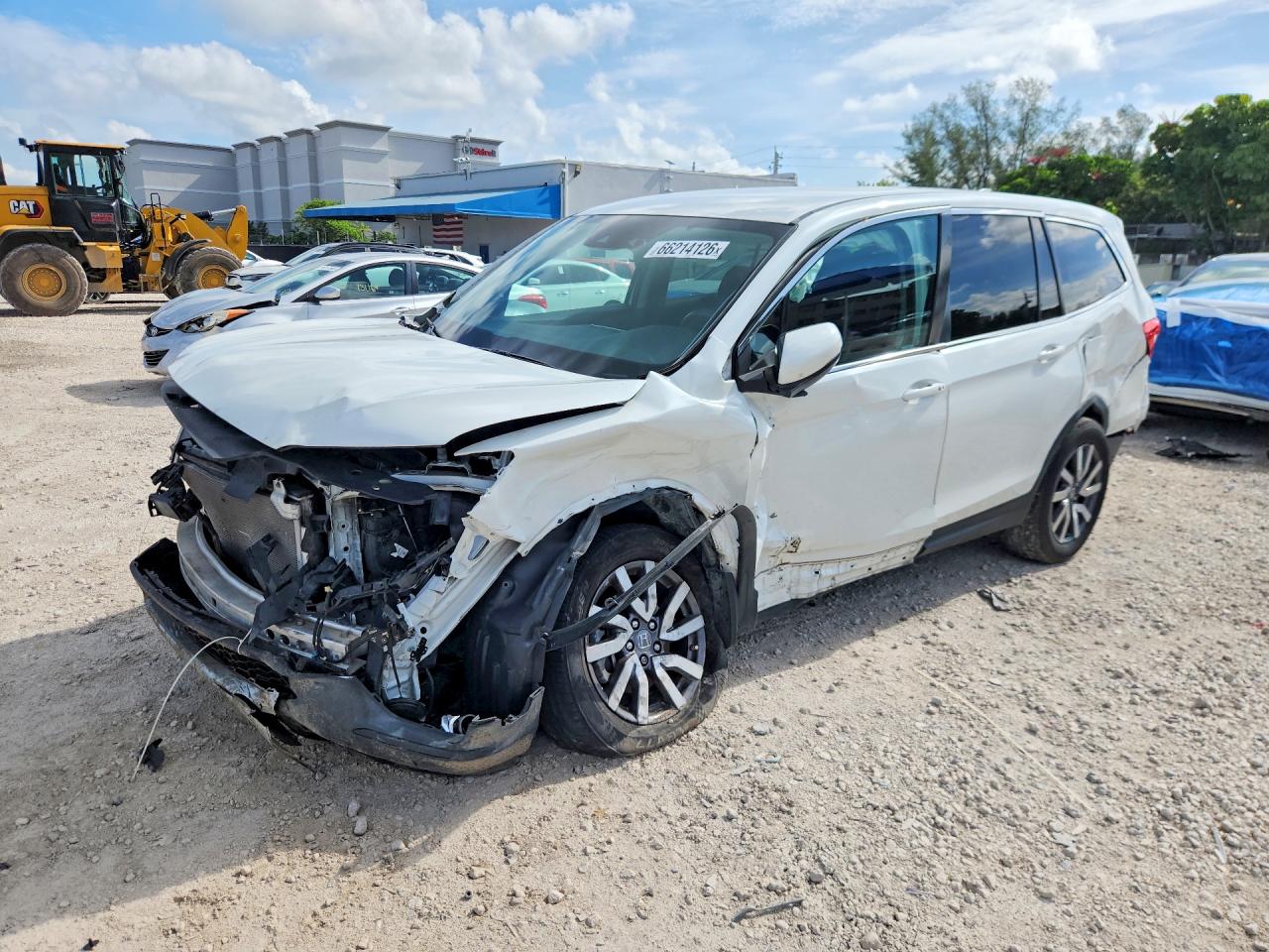 2021 HONDA PILOT EX | 5FNYF5H33MB036737 | UPCARS