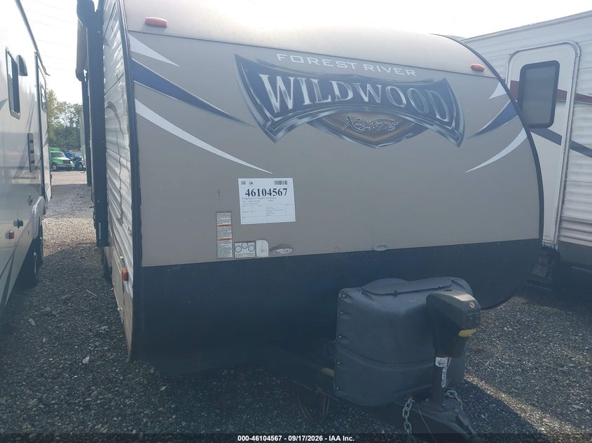 2016 FOREST RIVER WILDWOOD | 4X4TWDY22G7352971 | UPCARS