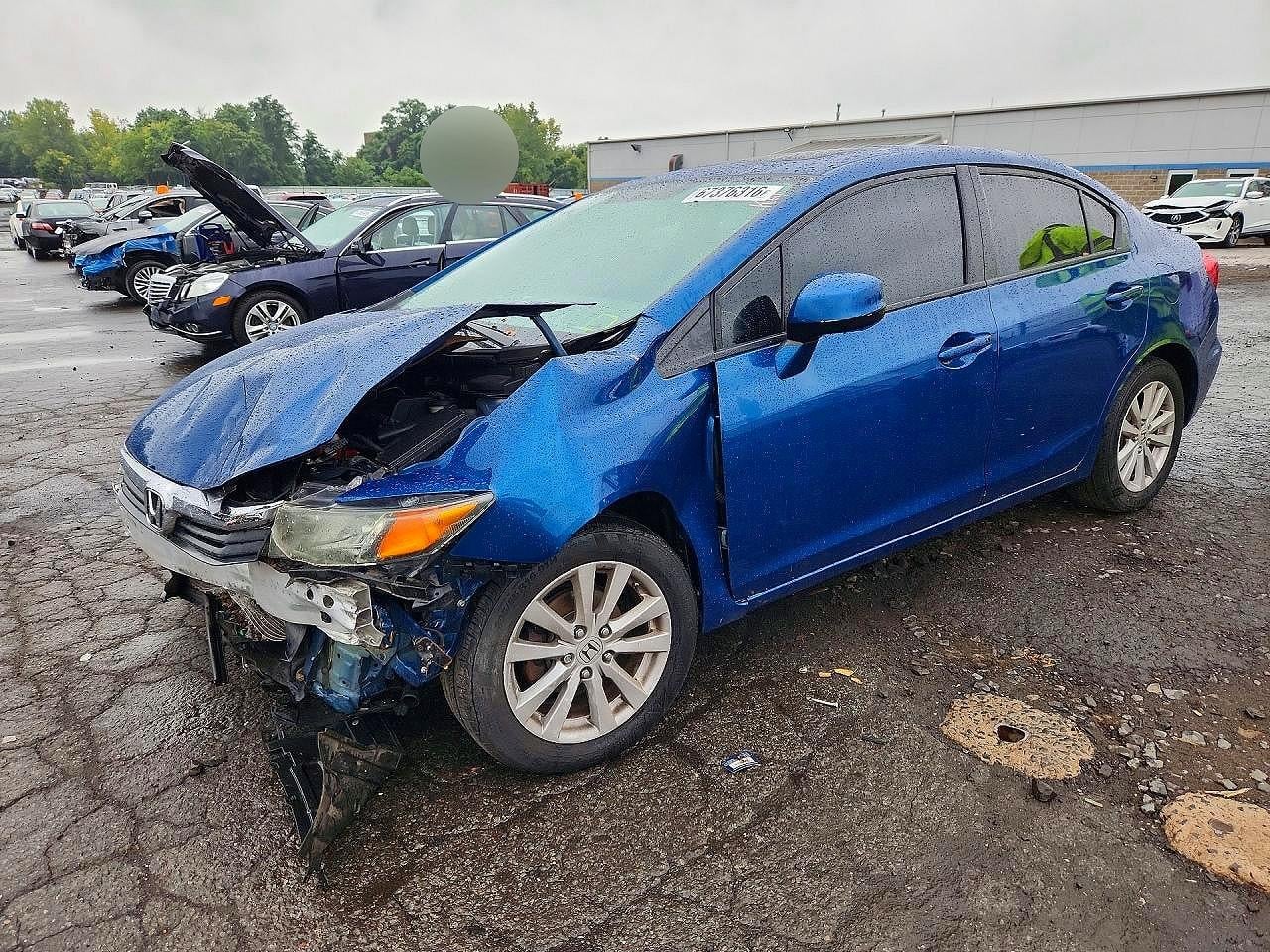 2012 HONDA CIVIC EX | 2HGFB2F81CH538804 | UPCARS