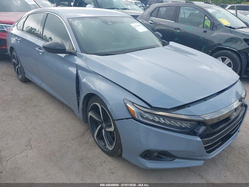2022 HONDA ACCORD SPORT | 1HGCV1F37NA093916 | UPCARS