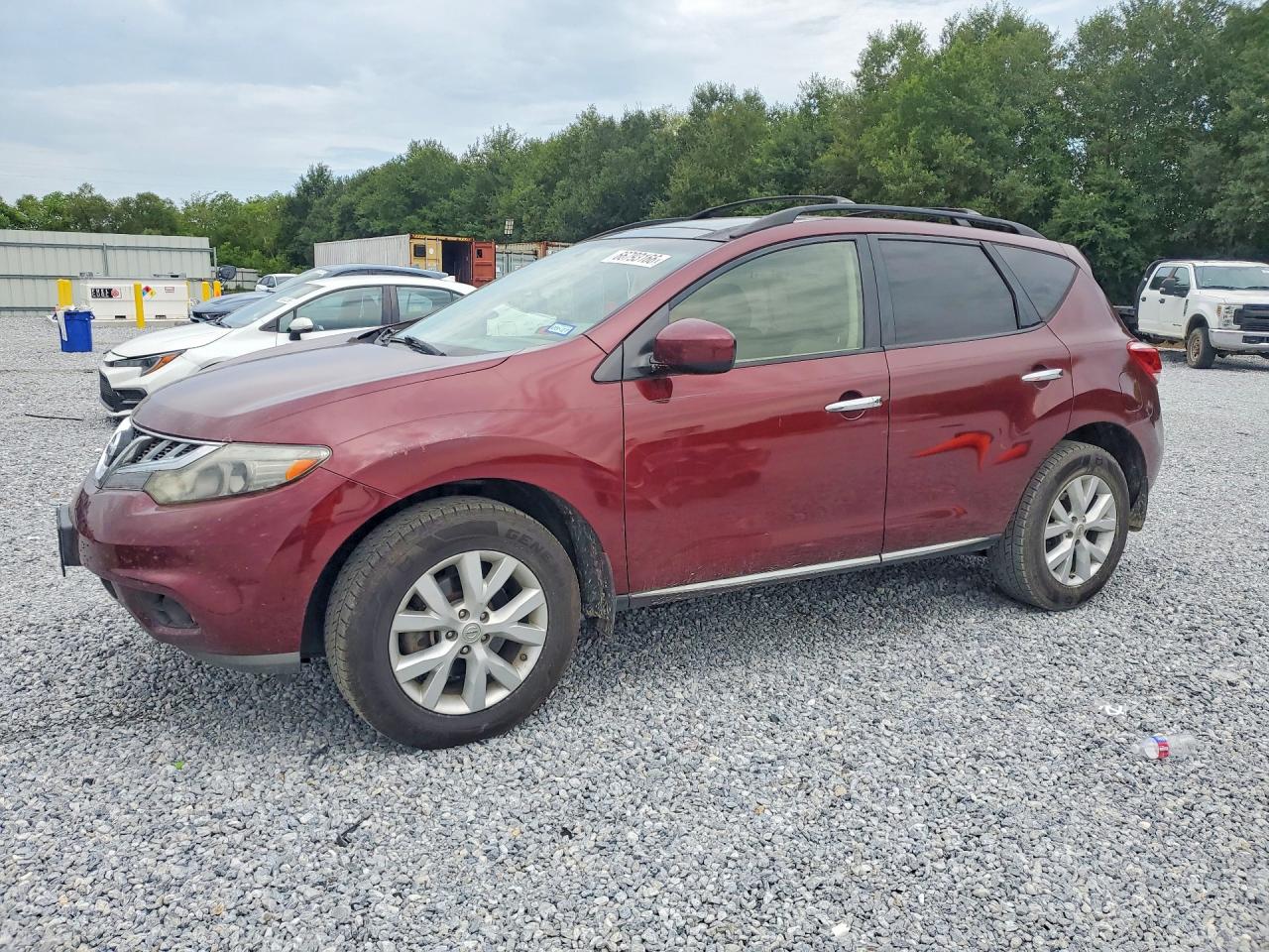 2012 NISSAN MURANO S | JN8AZ1MU5CW121707 | UPCARS