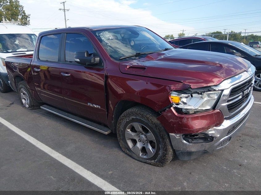 2019 RAM 1500 BIG HORN/LONE STAR  4X4 5'7 BOX | 1C6SRFFT2KN663294 | UPCARS