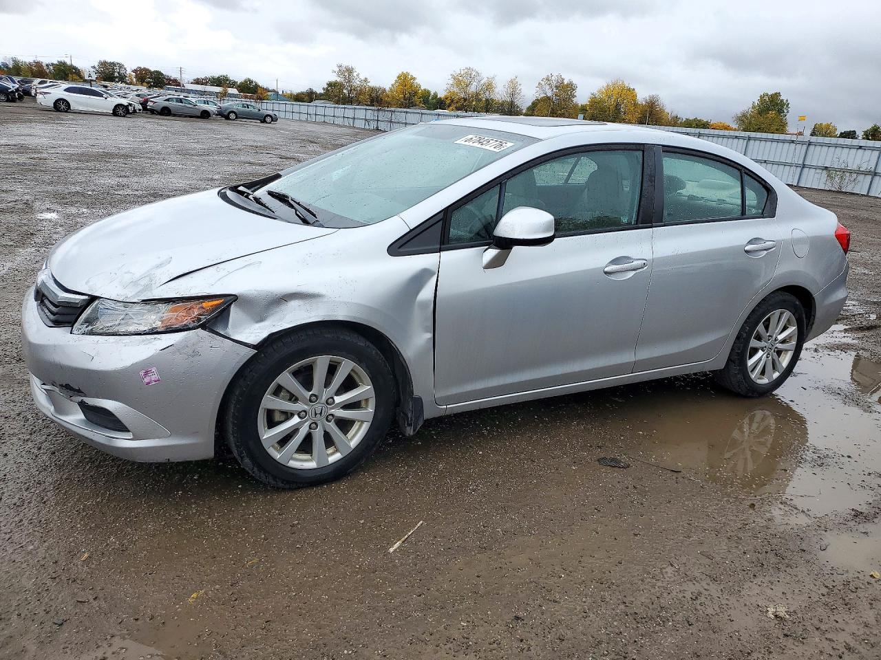 2012 HONDA CIVIC LX | 2HGFB2F5XCH027484 | UPCARS