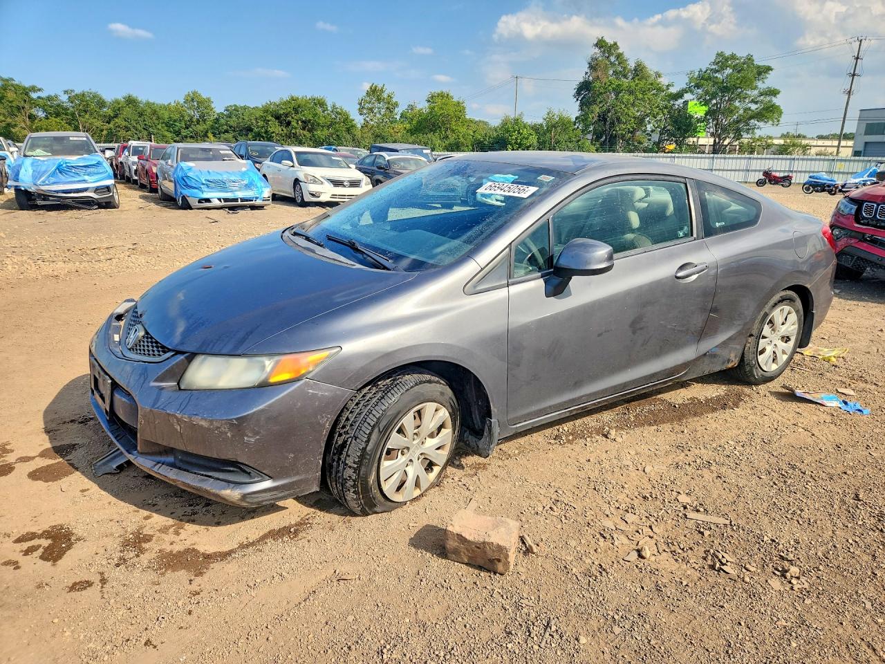 2012 HONDA CIVIC LX | 2HGFG3B53CH559916 | UPCARS