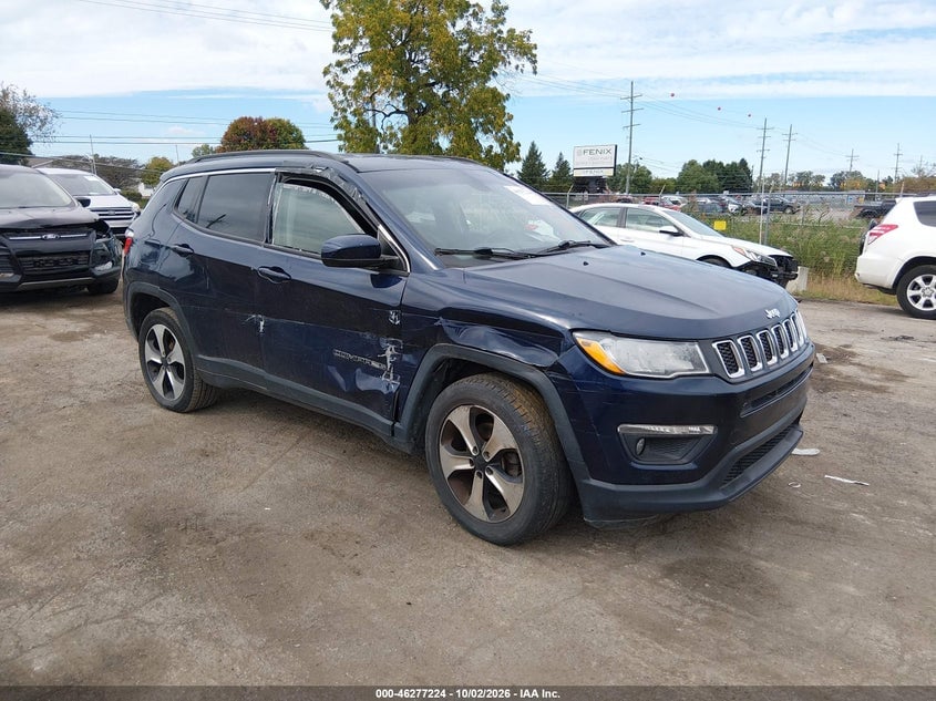 2018 JEEP COMPASS LATITUDE FWD | 3C4NJCBB7JT134186 | UPCARS