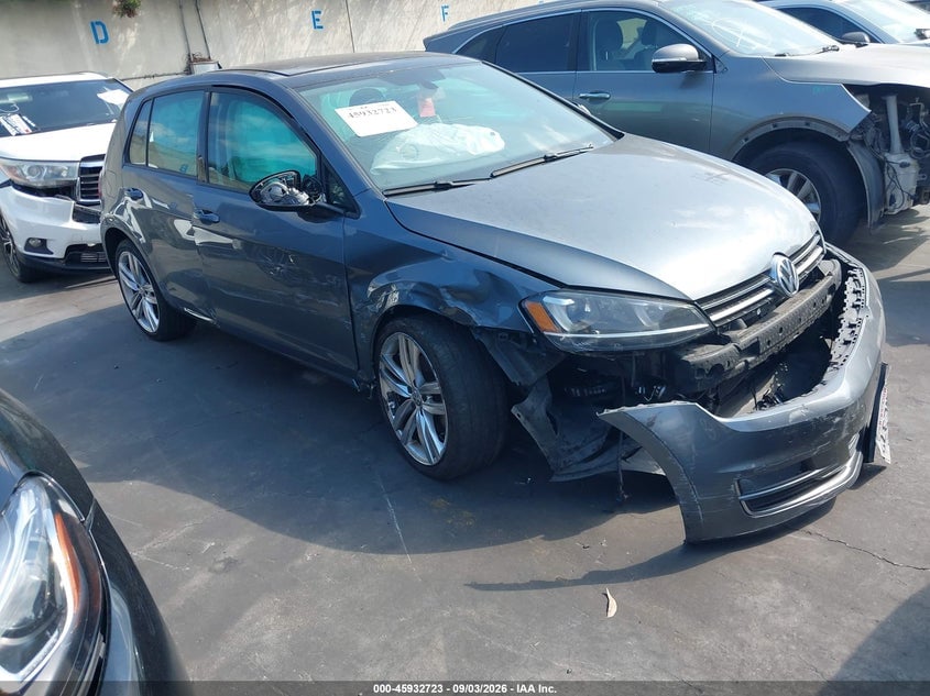 2015 VOLKSWAGEN GOLF TSI SEL 4-DOOR | 3VW217AU2FM100474 | UPCARS