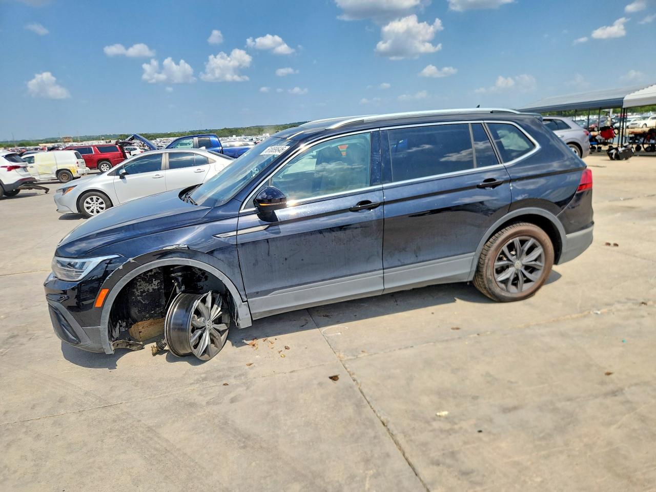 2022 VOLKSWAGEN TIGUAN SE | 3VV2B7AX2NM045793 | UPCARS