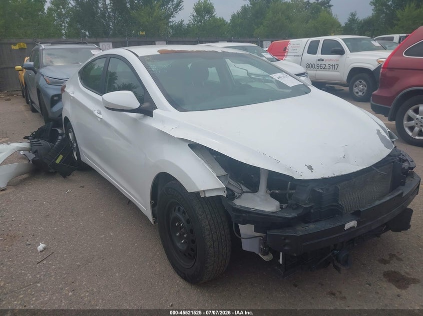 2015 HYUNDAI ELANTRA SE | 5NPDH4AE4FH600916 | UPCARS