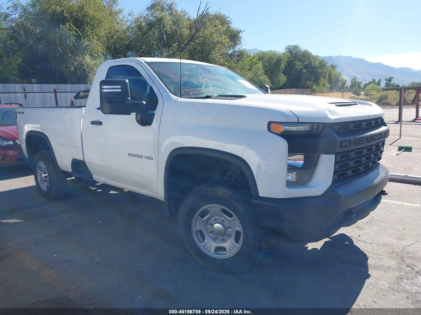 2021 CHEVROLET SILVERADO 2500HD 4WD  LONG BED WT | 1GC0YLE75MF108228 | UPCARS