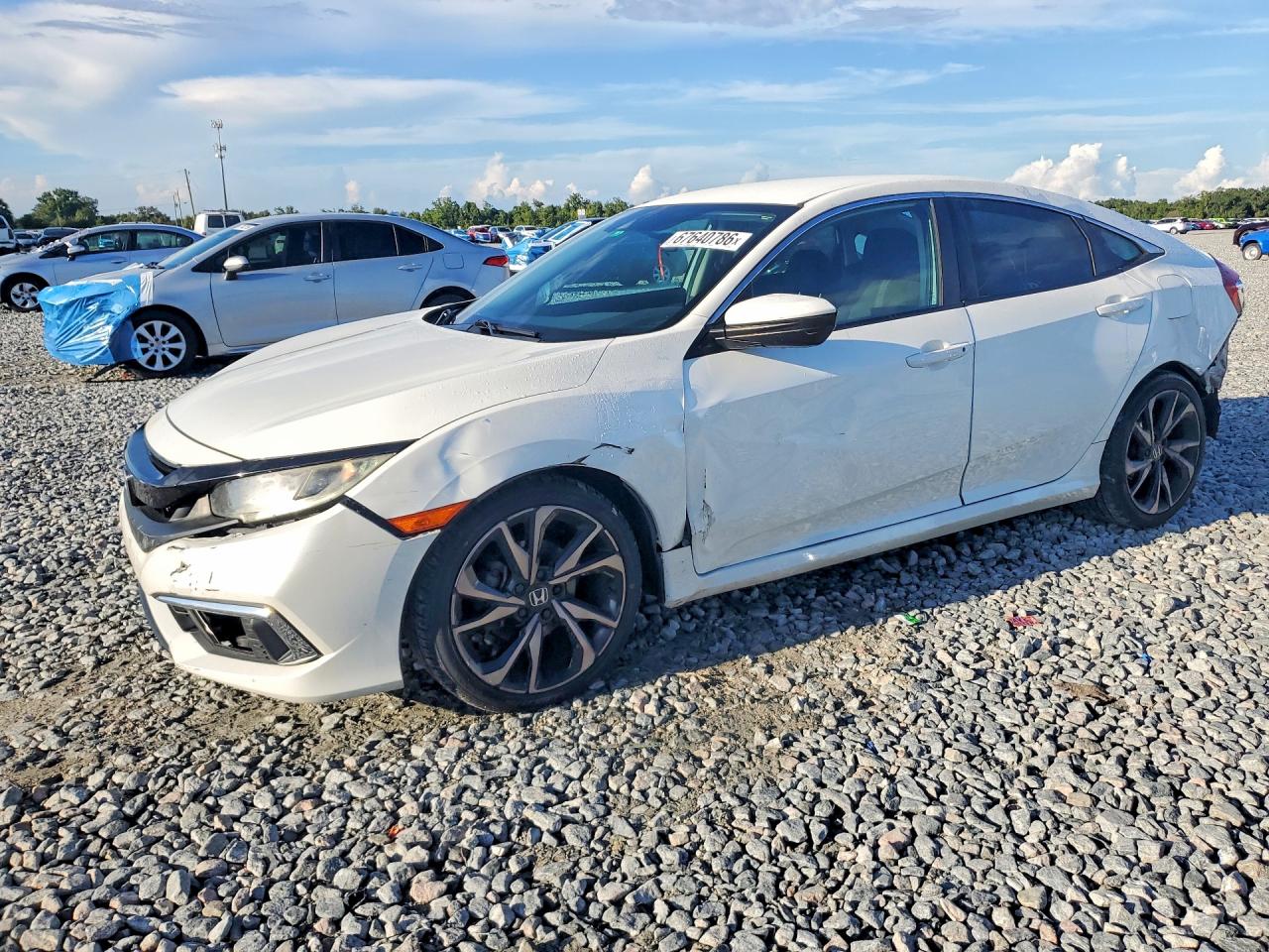 2019 HONDA CIVIC LX | 19XFC2F67KE038814 | UPCARS