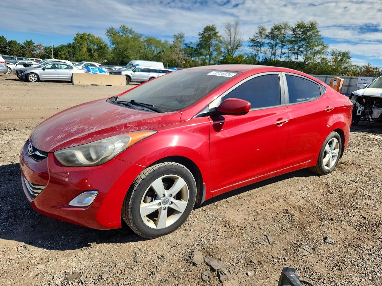 2013 HYUNDAI ELANTRA GLS | KMHDH4AEXDU935449 | UPCARS