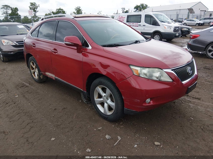 2010 LEXUS RX 350 | 2T2BK1BA8AC047360 | UPCARS