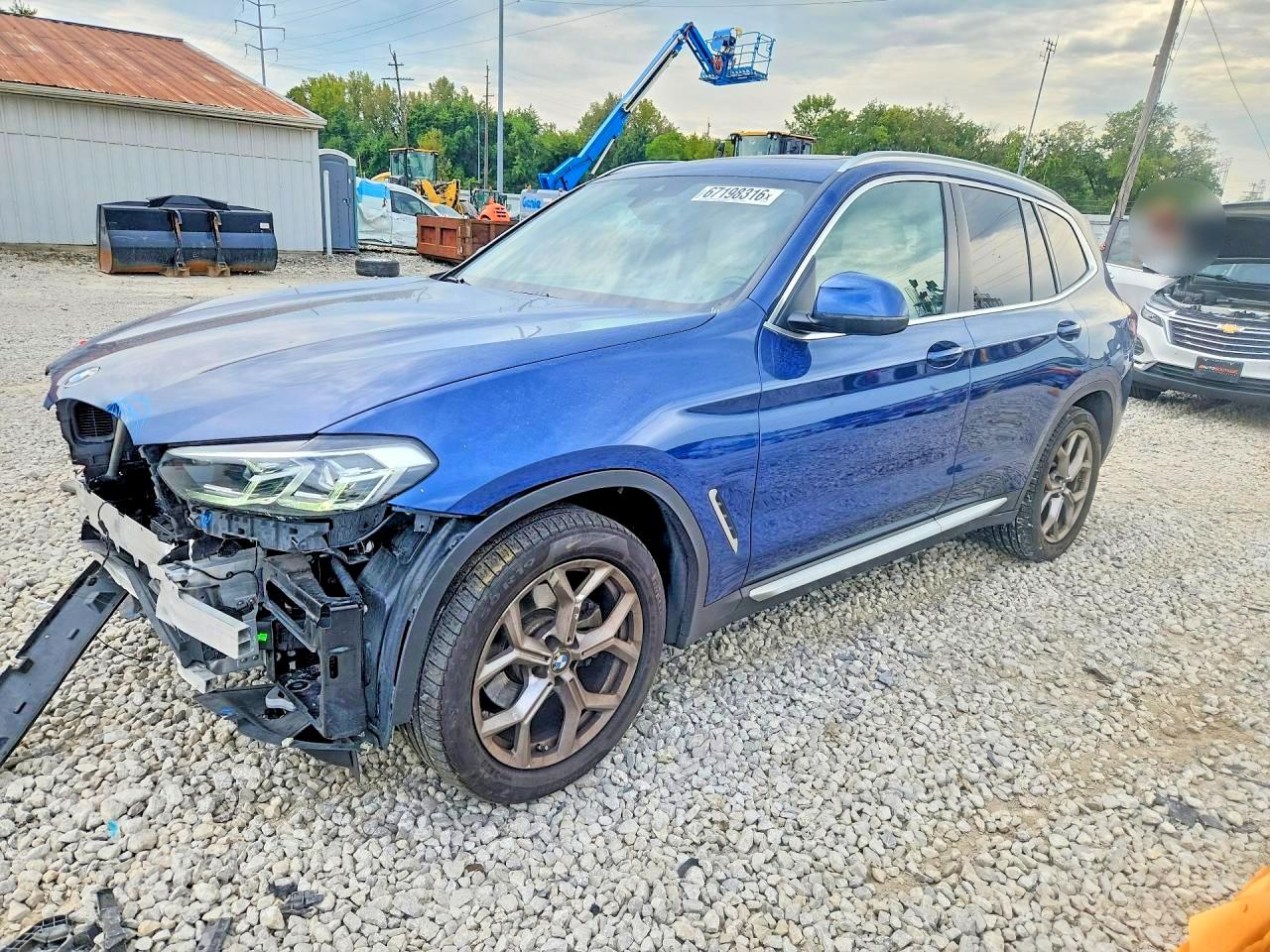 2022 BMW X3 XDRIVE30I | 5UX53DP04N9M92169 | UPCARS