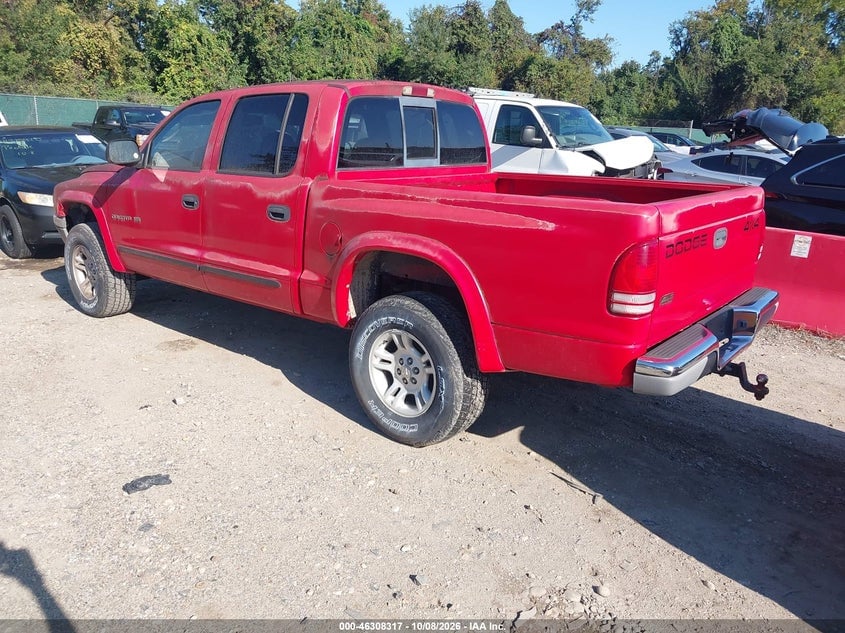 2002 DODGE DAKOTA SLT | 1B7HG48N92S667193 | UPCARS