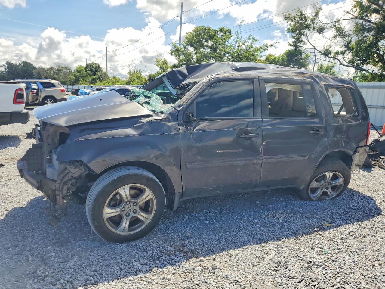 2013 HONDA PILOT EX | 5FNYF3H40DB045246 | UPCARS