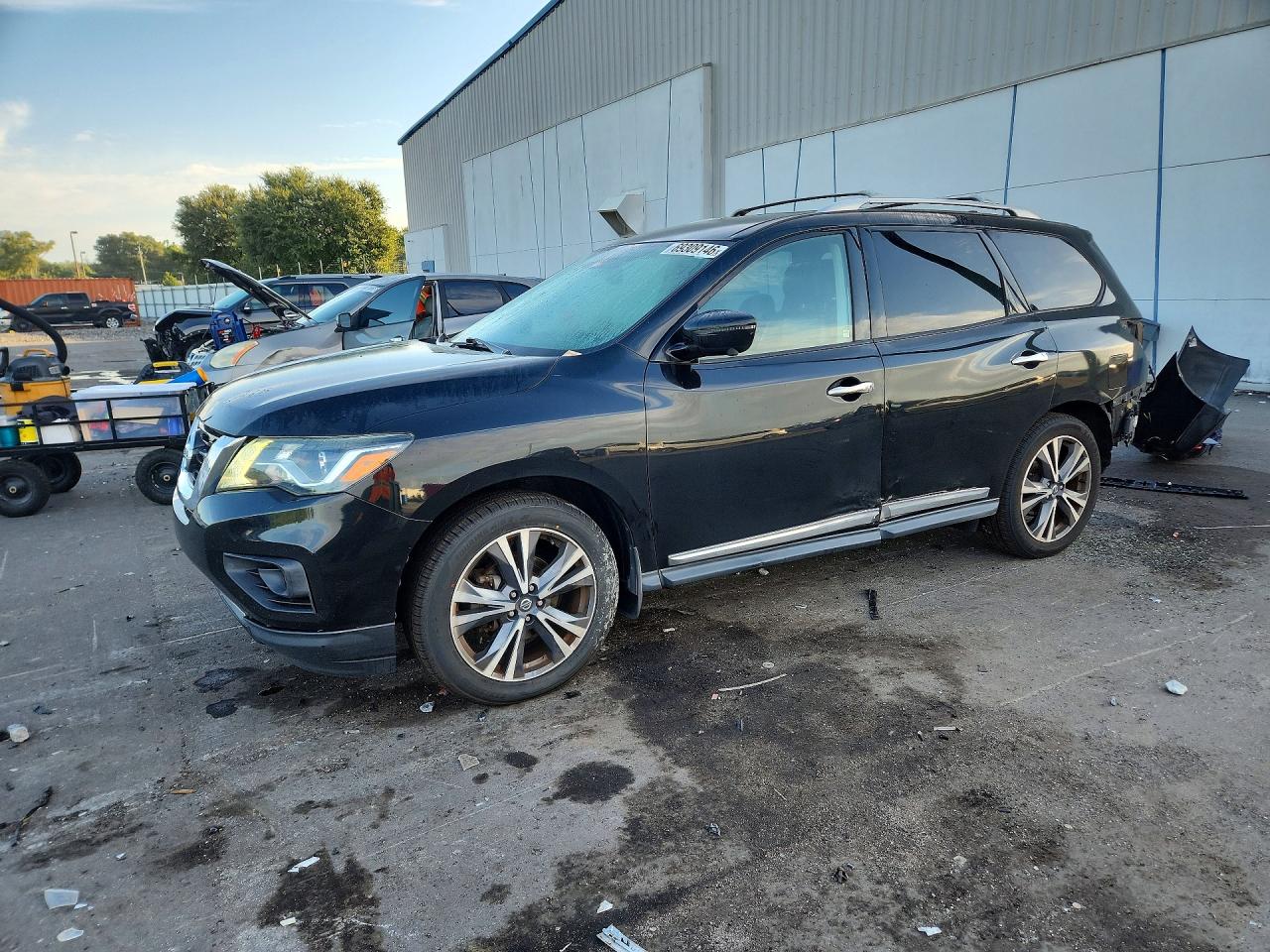 2019 NISSAN PATHFINDER PLATINUM | 5N1DR2MN3KC649331 | UPCARS
