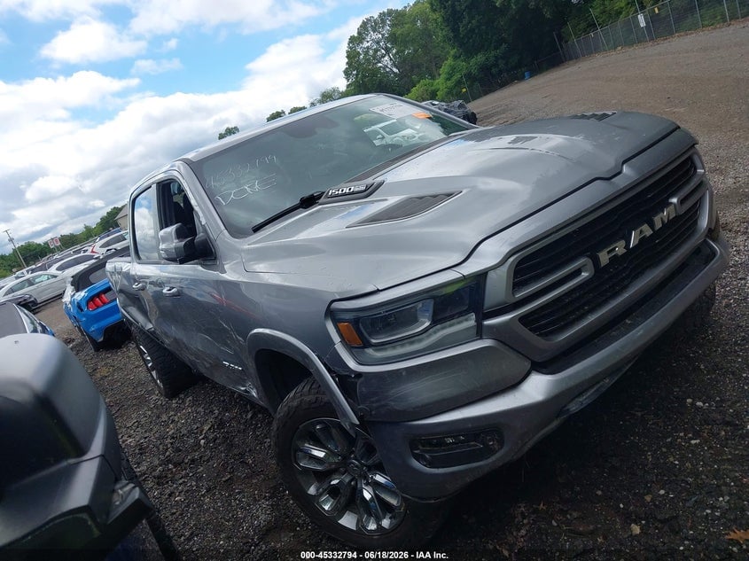 2021 RAM 1500 LARAMIE  4X4 5'7 BOX | 1C6SRFJT2MN779945 | UPCARS